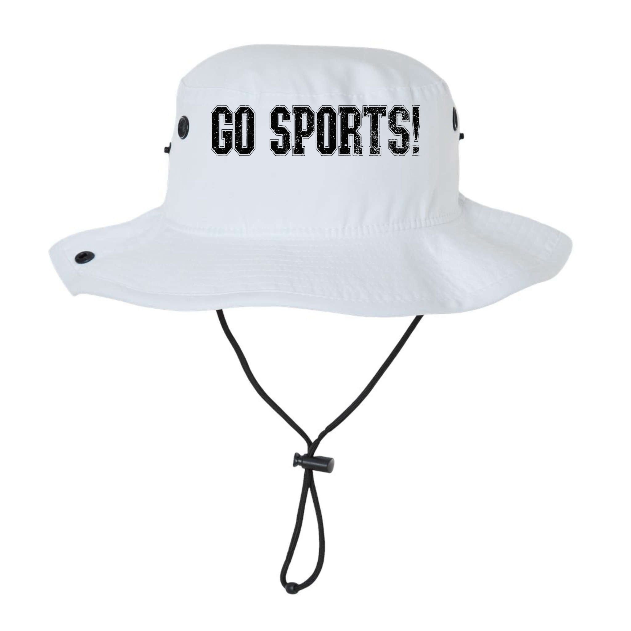 Go Sports! Funny Vintage Sports Clueless Sport Fan Go Sports Bucket Hat