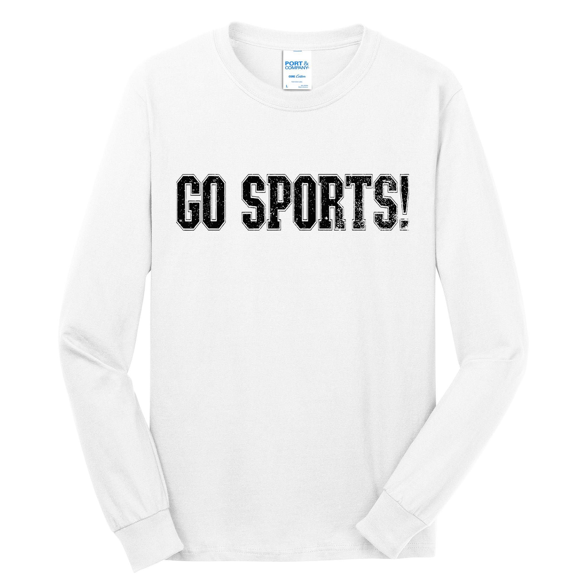 Go Sports! Funny Vintage Sports Clueless Sport Fan Go Sports Tall Long Sleeve T-Shirt