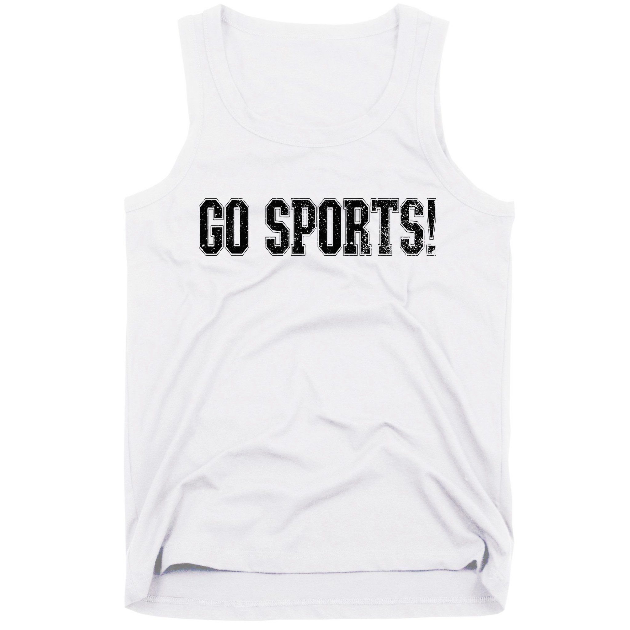 Go Sports! Funny Vintage Sports Clueless Sport Fan Go Sports Tank Top