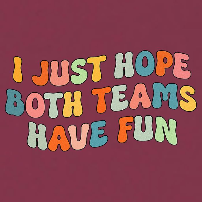 Groovy style Funny Football, I Just Hope Both Teams Have Fun 16oz Travel Tumbler