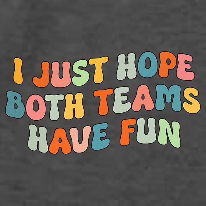 Groovy style Funny Football, I Just Hope Both Teams Have Fun Vector Backpack