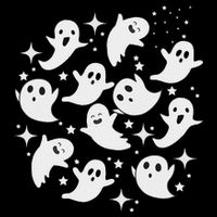 Ghostly Stars Fall Cooling Performance Crew T-Shirt