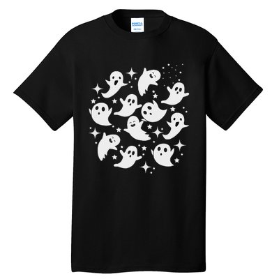 Ghostly Stars Fall Tall T-Shirt