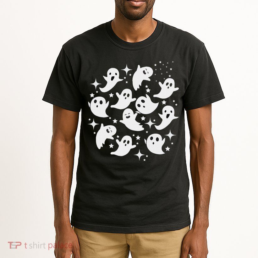 Ghostly Stars Fall Tall T-Shirt