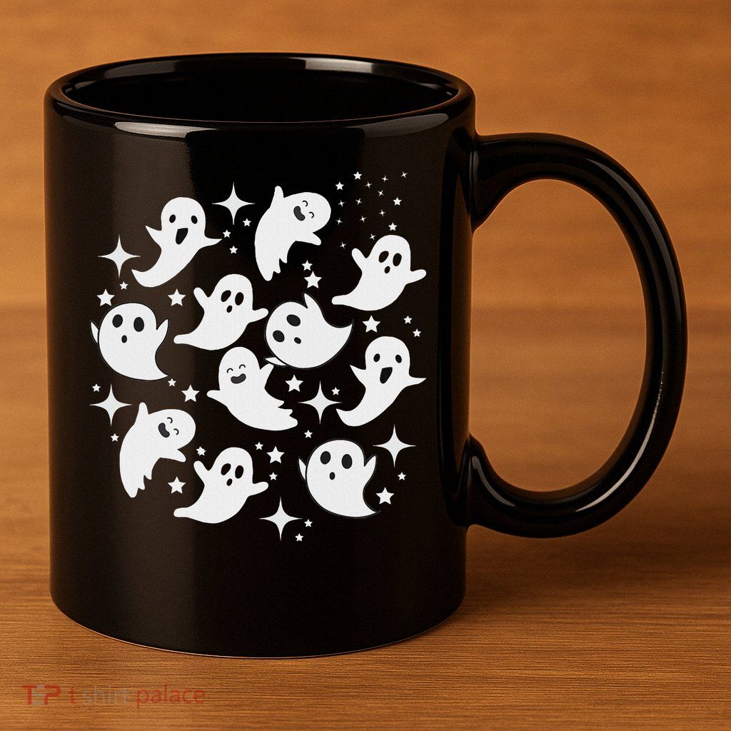 Ghostly Stars Fall 11oz C Handle Ceramic Mug