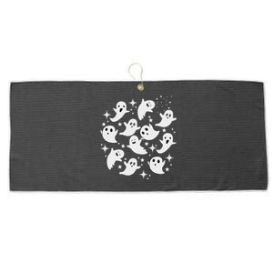 Ghostly Stars Fall Large Microfiber Waffle Golf Towel