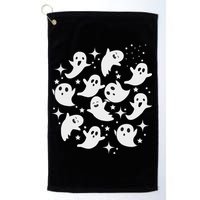 Ghostly Stars Fall Golf Towel