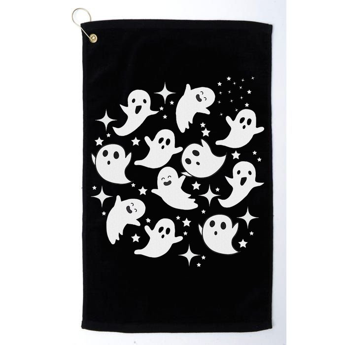 Ghostly Stars Fall Golf Towel