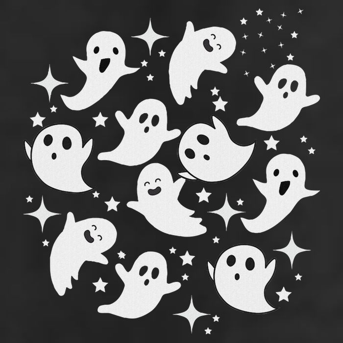 Ghostly Stars Fall Golf Towel