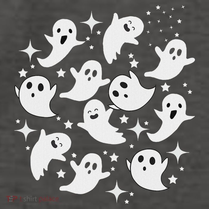 Ghostly Stars Fall Vector Backpack
