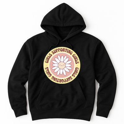 Girls Supporting Girls Sunflower Feminist Hoodie