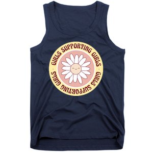 Girls Supporting Girls Sunflower Feminist Tank Top