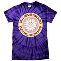 Girls Supporting Girls Sunflower Feminist Tie-Dye T-Shirt