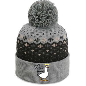 God's Silliest Goose The Baniff Cuffed Pom Beanie