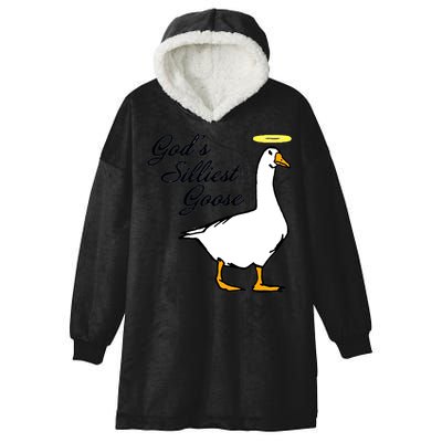 God's Silliest Goose Hooded Wearable Blanket