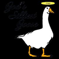 God's Silliest Goose Drawstring Bag