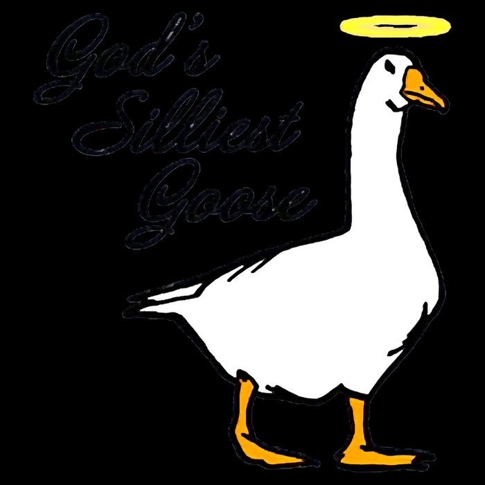 God's Silliest Goose Drawstring Bag