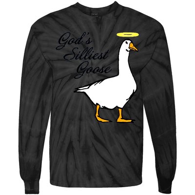 God's Silliest Goose Tie-Dye Long Sleeve Shirt