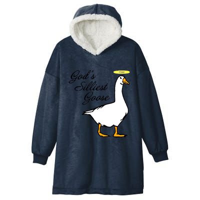 God's Silliest Goose Hooded Wearable Blanket