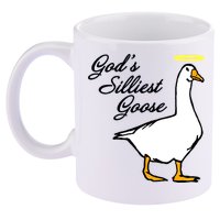 God's Silliest Goose 11oz C Handle Ceramic Mug