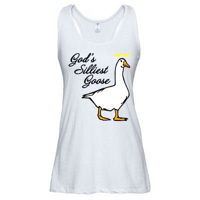 God's Silliest Goose Ladies Essential Flowy Tank