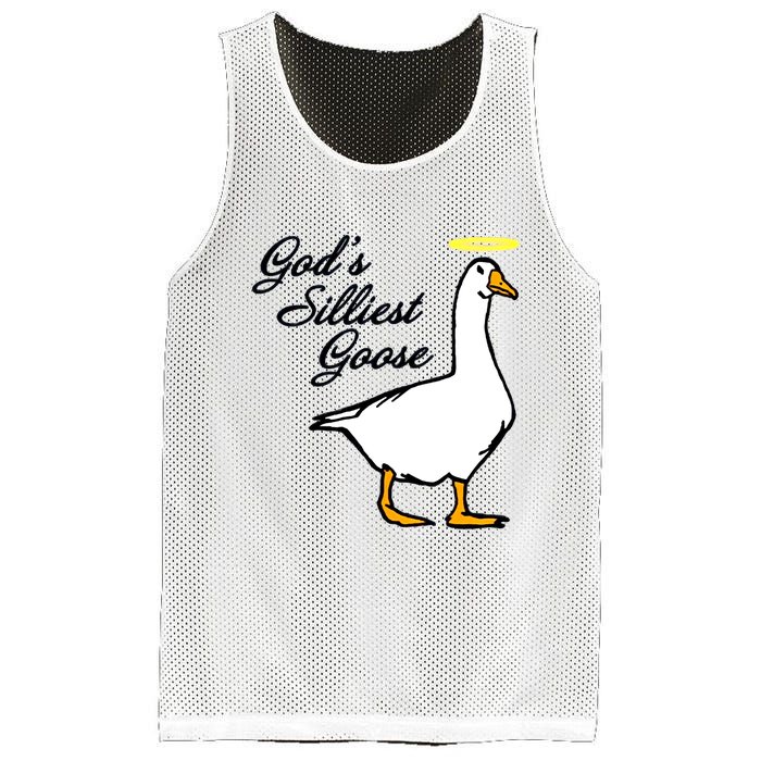 God's Silliest Goose Mesh Reversible Basketball Jersey Tank