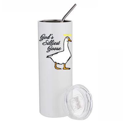 God's Silliest Goose Stainless Steel Tumbler