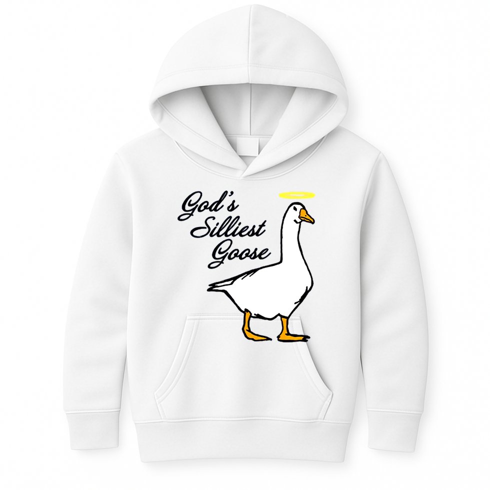 God's Silliest Goose Kids Hoodie