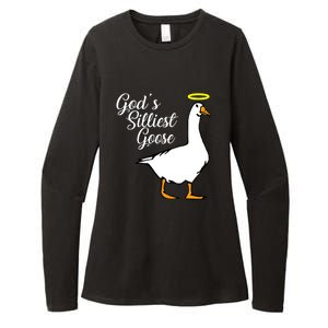 God's Silliest Goose Womens CVC Long Sleeve Shirt