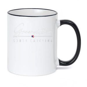 Greenville Sc 11oz Black Color Changing Mug