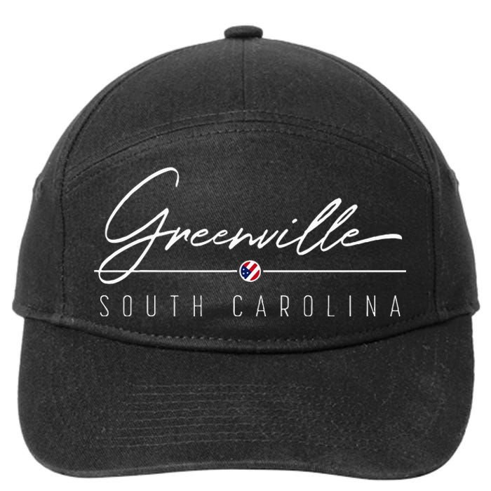 Greenville Sc 7-Panel Snapback Hat