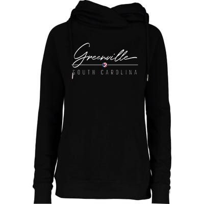 Greenville Sc Womens Funnel Neck Pullover Hood