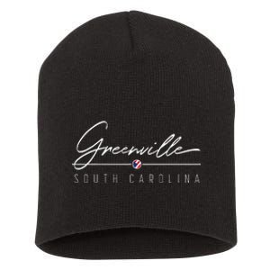 Greenville Sc Short Acrylic Beanie