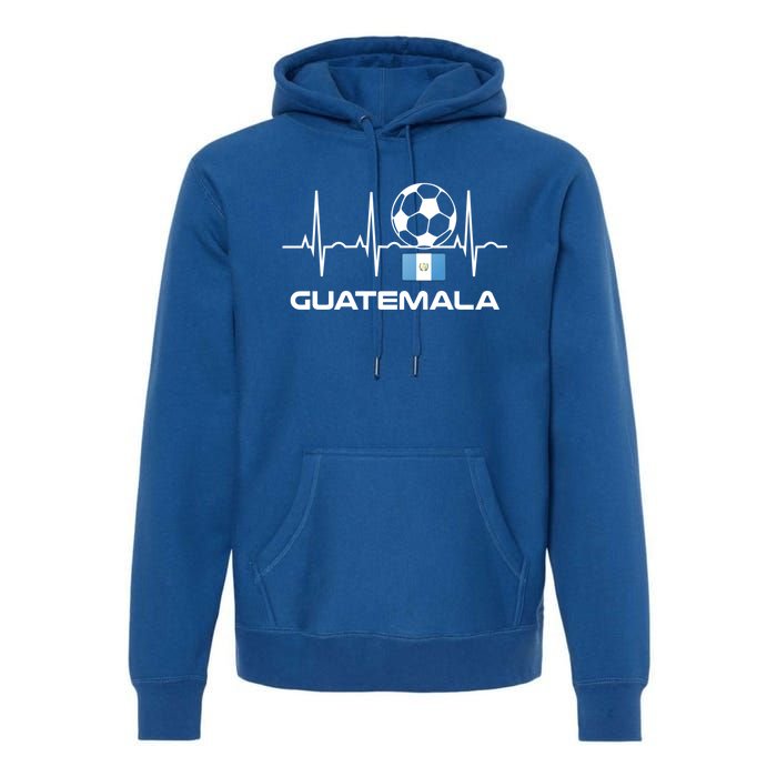 Guatemala Soccer Gift Guatemalan Football Gifgift Premium Hoodie