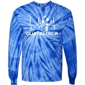 Guatemala Soccer Gift Guatemalan Football Gifgift Tie-Dye Long Sleeve Shirt