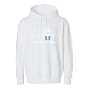 Guatemala Soccer Gift Guatemalan Football Gifgift Garment-Dyed Fleece Hoodie