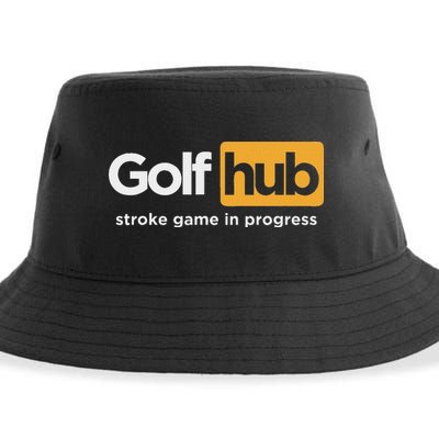 Golfhub Stroke Game In Progress Sustainable Bucket Hat