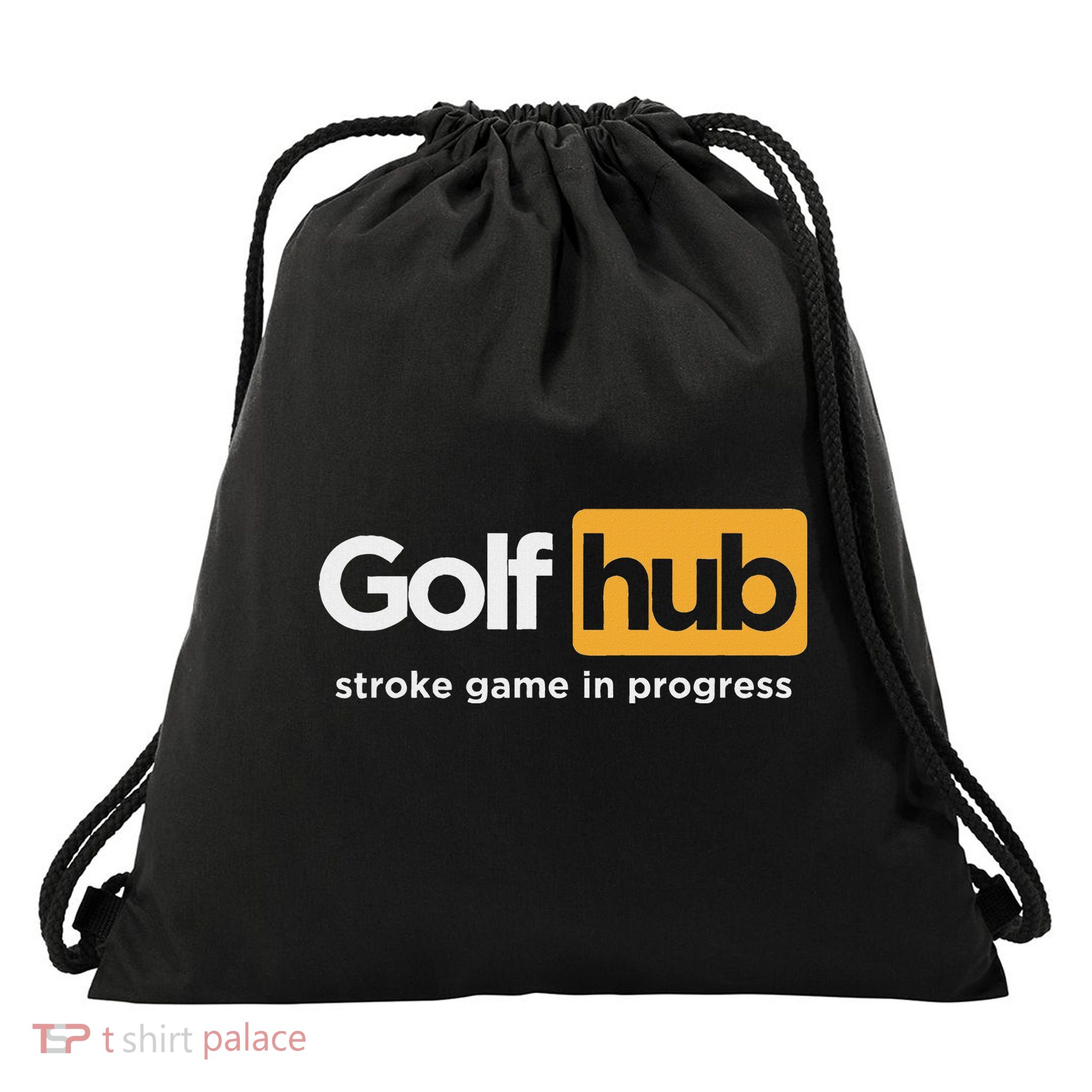 Golfhub Stroke Game In Progress Drawstring Bag