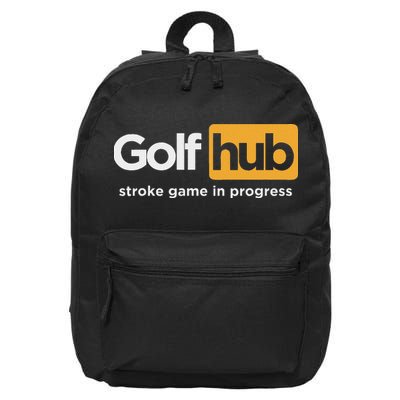 Golfhub Stroke Game In Progress 16 in Basic Backpack