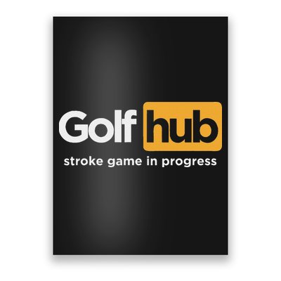 Golfhub Stroke Game In Progress Poster