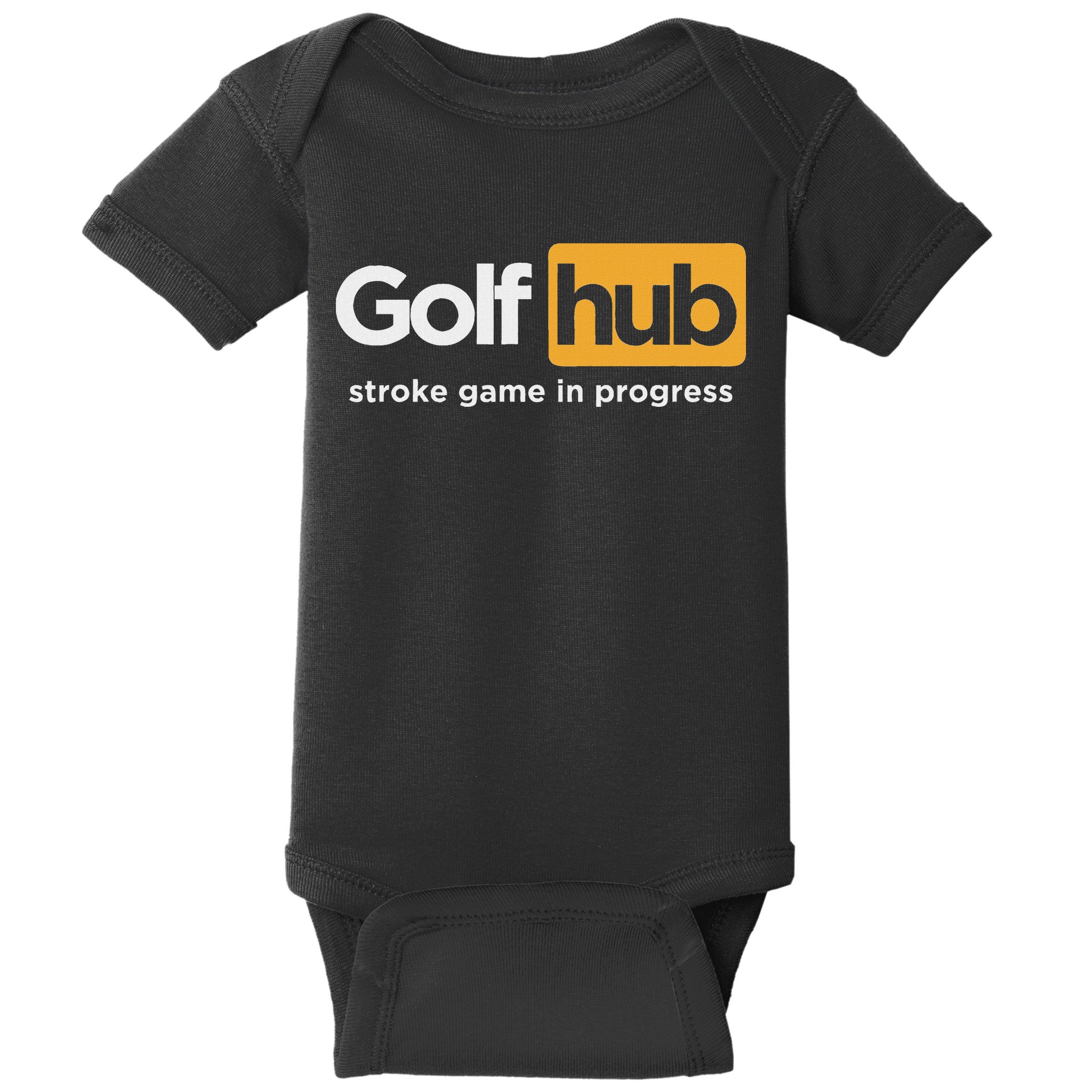 Golfhub Stroke Game In Progress Baby Bodysuit
