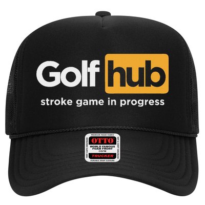 Golfhub Stroke Game In Progress Trucker Hat