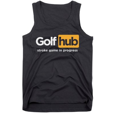 Golfhub Stroke Game In Progress Tank Top