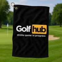Golfhub Stroke Game In Progress Golf Towel