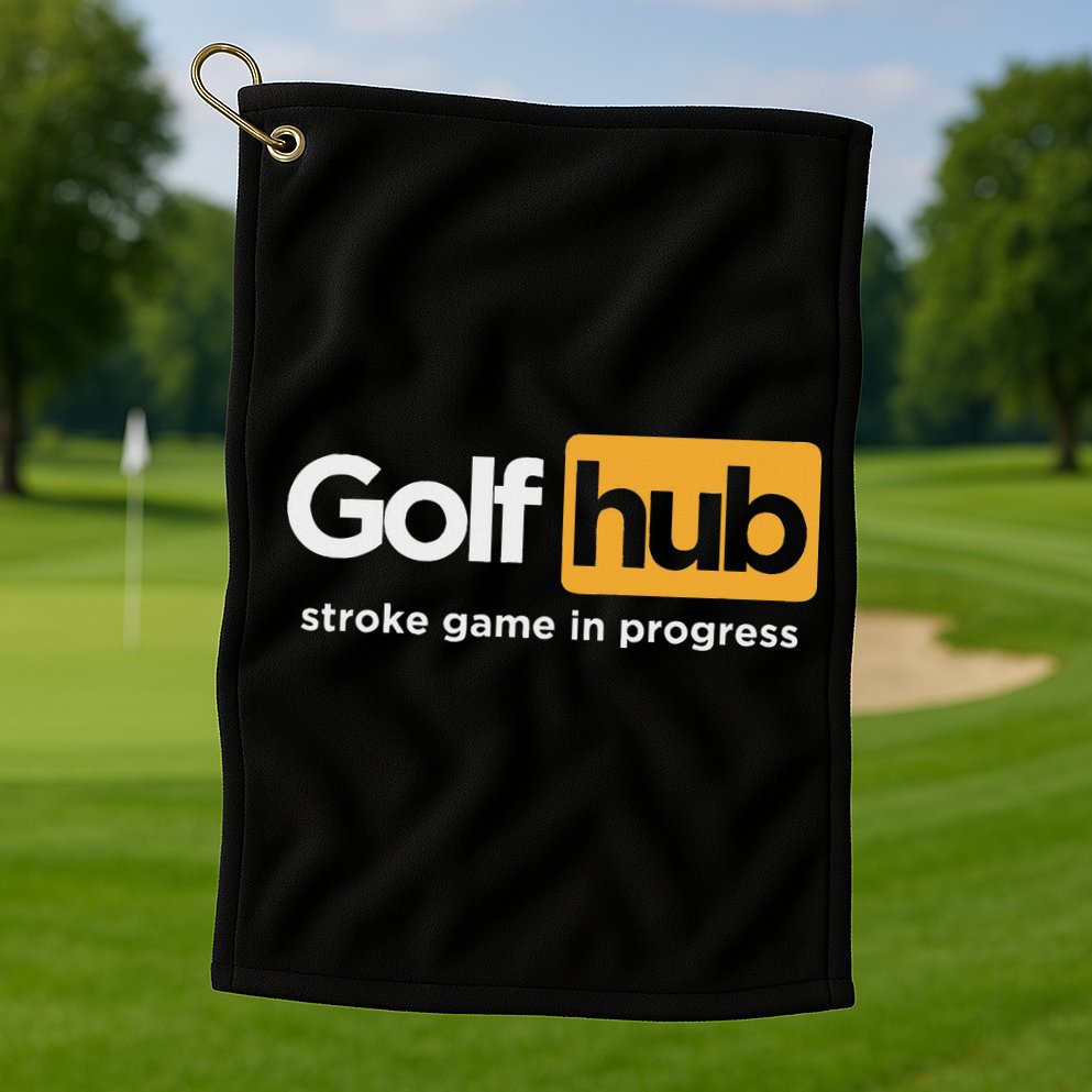 Golfhub Stroke Game In Progress Golf Towel