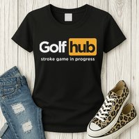 Golfhub Stroke Game In Progress Womens T-Shirt