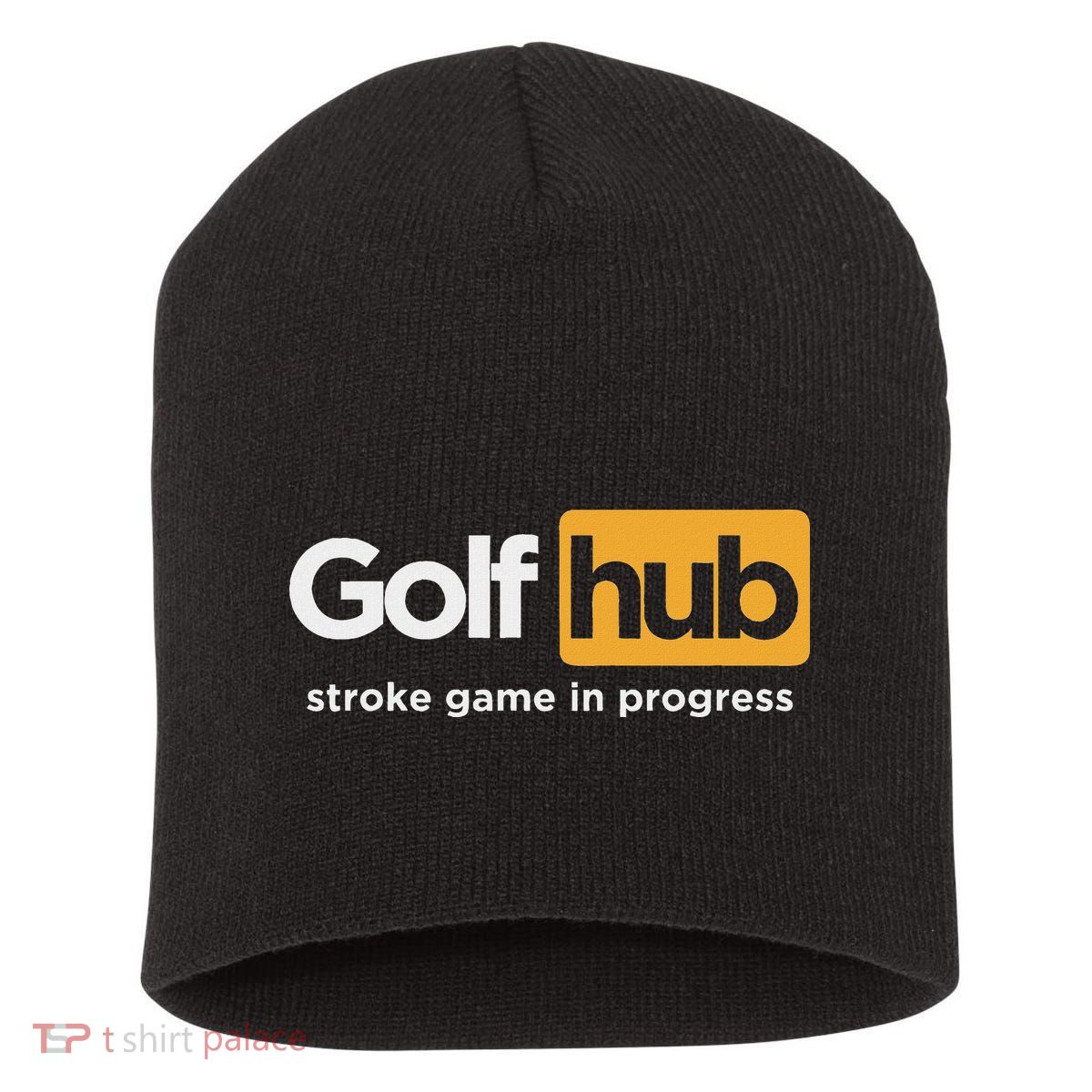 Golfhub Stroke Game In Progress Short Acrylic Beanie