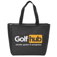 Golfhub Stroke Game In Progress Zip Tote Bag