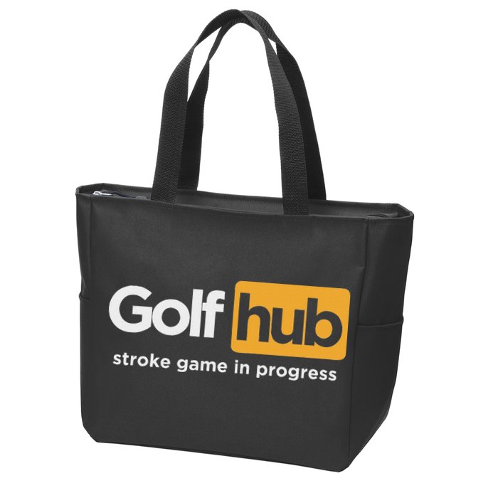 Golfhub Stroke Game In Progress Zip Tote Bag