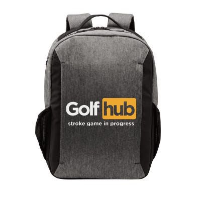 Golfhub Stroke Game In Progress Vector Backpack